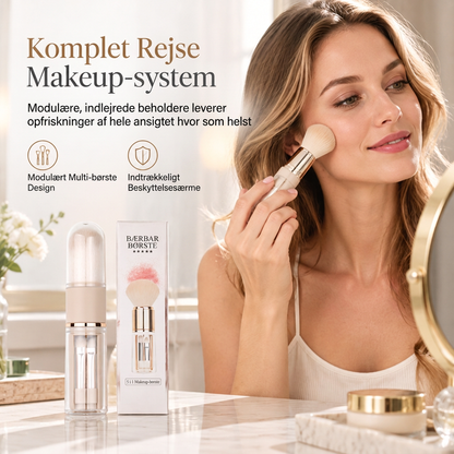 💄 Udtelbar Rejse Make-up Penselsæt