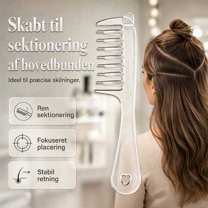 🔥 50% RABAT! 💆 Øjeblikkelig hovedbundspleje – Præcis væskeapplikationskam ✨