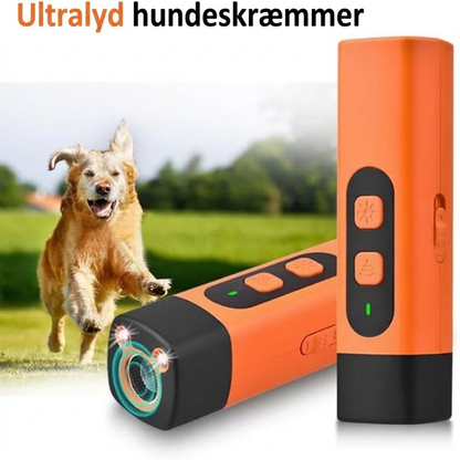 🐕🐾 Ultralydshundebekæmpelse – Human & Effektiv, En-Knap Korrigering for Hunde/Katte, Sikker & Bærbar 🔇