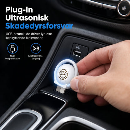 Bærbar USB Ultrasonic Skadedyrsafviser