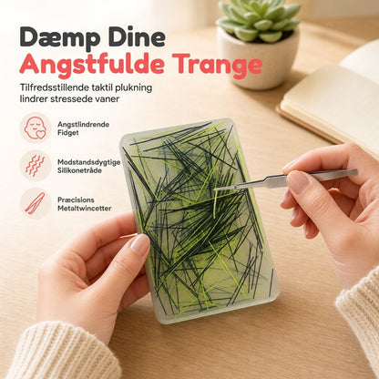 🎄Juleidé til den bedste gave!!🎁Firkantet hudplukkende fidget-legetøj med pincet