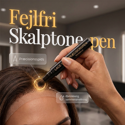 ✨50% RABAT NU! Lace Tint Scalp Tint Pen – Øjeblikkelig Lace Knot Melting Pen, Svedresistent Peruke Hårgrænse Tint, Naturlig Hovedbund Look til Lace Front Perukes