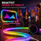 ✨ Faux Fur Neon Light Strip – 360° All-round Glow, Bøjelig Dekorationslampe 💈
