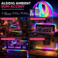 ✨ Faux Fur Neon Light Strip – 360° All-round Glow, Bøjelig Dekorationslampe 💈