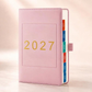📓 2027 Planner – A5-størrelse, én side om dagen med datoer – Perfekt til daglige notater og fremtidig reference ✨