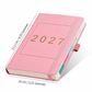 📓 2027 Planner – A5-størrelse, én side om dagen med datoer – Perfekt til daglige notater og fremtidig reference ✨