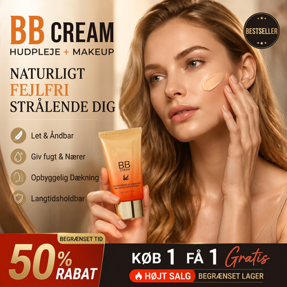 🏆 KØB 1 FÅ 1 GRATIS!! 🎁 🧡Fugtgivende BB Cream til en fejlfri, naturlig finish
