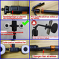⏳Tidsbegrænset specialtilbud⏰ 180 cm Smart Ansigtssporing PTZ Selfie Stick – 360° Automatisk Følgende Telefonstativ med udfyldningslys, 4-Axis Antichok til Live-streaming og Videooptagelse