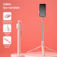 ⏳Tidsbegrænset specialtilbud⏰ 180 cm Smart Ansigtssporing PTZ Selfie Stick – 360° Automatisk Følgende Telefonstativ med udfyldningslys, 4-Axis Antichok til Live-streaming og Videooptagelse