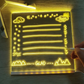 ✨🖍️50% RABAT NU! LED Akryl Tegneplade – Lysende Transparent Skriveplade med Tuscher & Stativ, Genanvendelig Lysende Kunstplade til Børn
