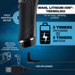 ⏳BEGRÆNSET TILBUD: 50% RABAT! 🏆Luxe 3-i-1 professionel herreplejesæt – T-kant trimmer, foliebarbermaskine & næsetrimmer – med LED-display & USB-genopladelig