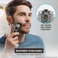 ⏳BEGRÆNSET TILBUD: 50% RABAT! 🏆Luxe 3-i-1 professionel herreplejesæt – T-kant trimmer, foliebarbermaskine & næsetrimmer – med LED-display & USB-genopladelig