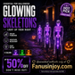 👻50 % rabat til Halloween! 💀De bedste dekorationer til en uhyggelig spøgelsesstemning!🎃💡 Solcelledrevne skelet-stakelys – lyser i mørket, solcelledrevne, nemme at sætte op. Perfekte til en uhyggelig have, veranda og gangsti! 👻🪦✅