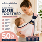 🎉 2026 Udsalg — Over 30.000 Solgt! 👶 4-i-1 Åndbar Babysæde – 0-36 Måneder, Foran/Bag/Skue Ind/Ud – Håndfri Komfort for Forælder & Baby! ✨
