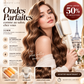 💅 BLITZTILBUD: 50 % RABAT! 32 mm krøllejern – negative ioner, 4 temperaturindstillinger 160–220 °C og automatisk slukning efter 60 minutter – til fyldige krøller ✨